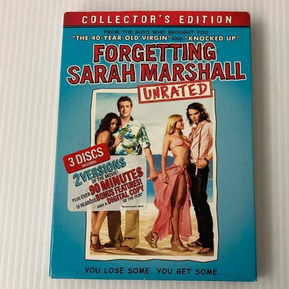Forgetting Sarah Marshall (DVD, 2008, 3-Disc Set, Unrated Collectors Edi… - Picture 1 of 6